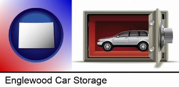 the concept of secure car storage in Englewood, CO