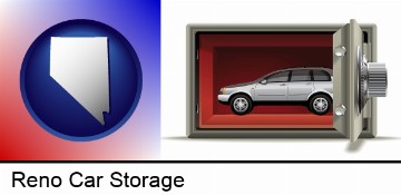 the concept of secure car storage in Reno, NV